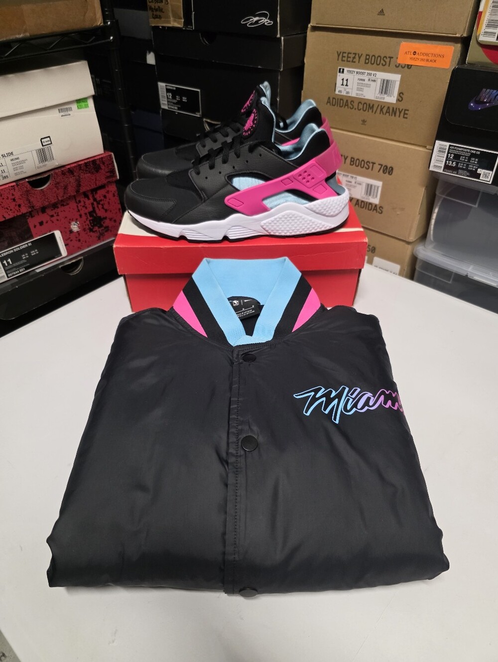 Nike Air Huarache 'South Beach' Sz 13 W/ Matching Jacket Sz Medium